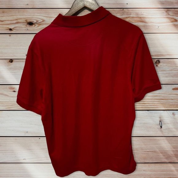 Nordstrom Men's Shop Polo Size Large Red - Picture 2 of 5